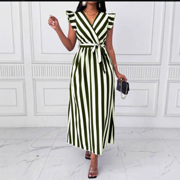 Full Flare Dress Bow Belt - Image 3