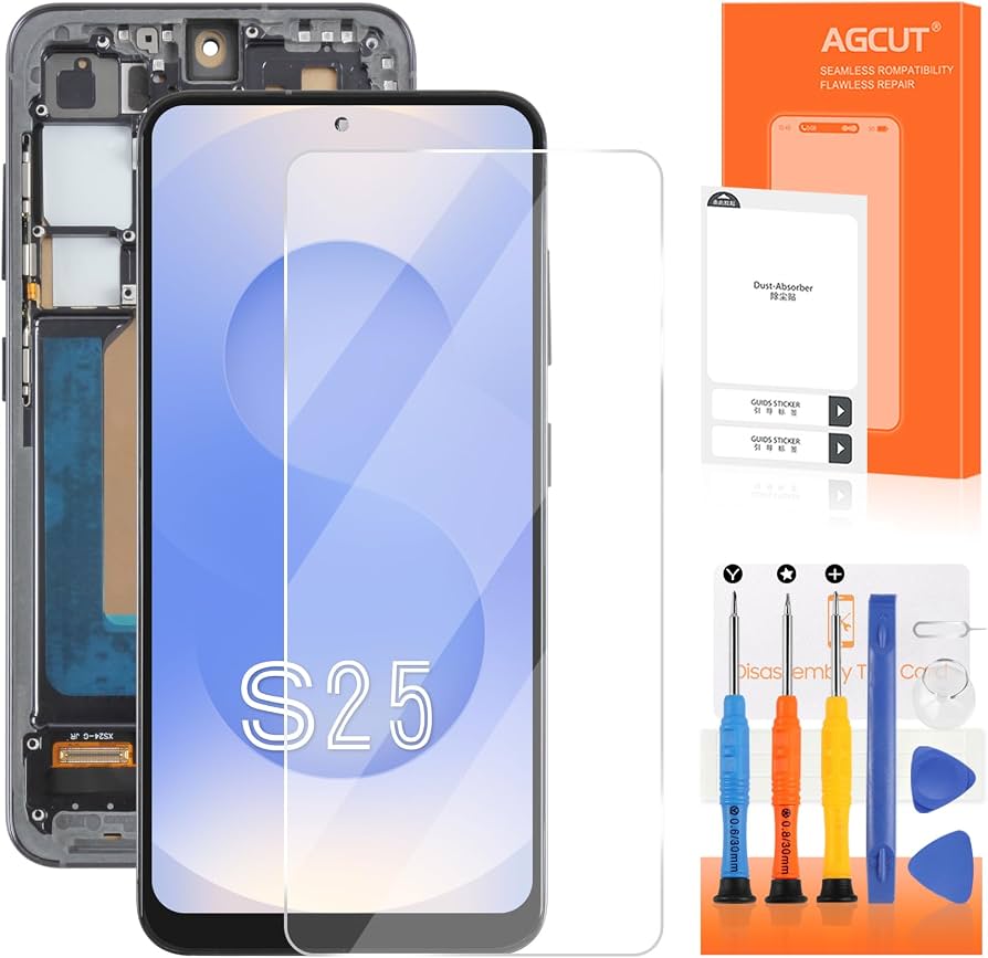 Samsung S25 Screen with Frame