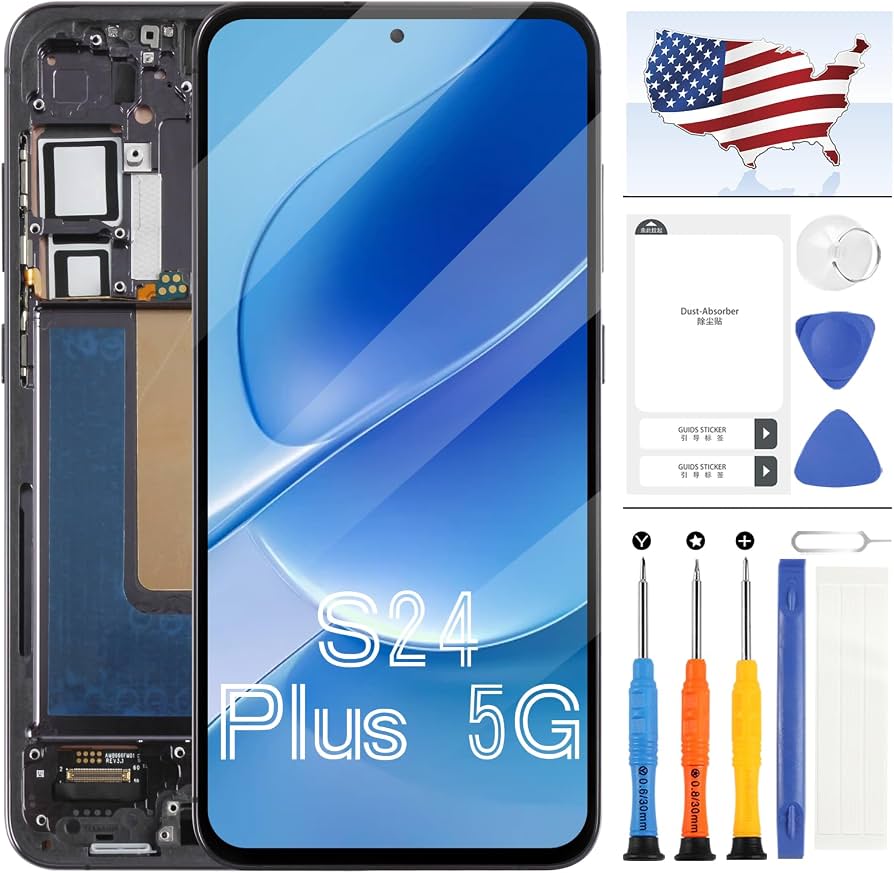 Samsung S24+ Screen with Frame